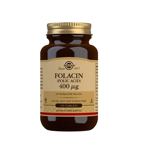 Folacin 400 mcg Solgar 250 tabletter